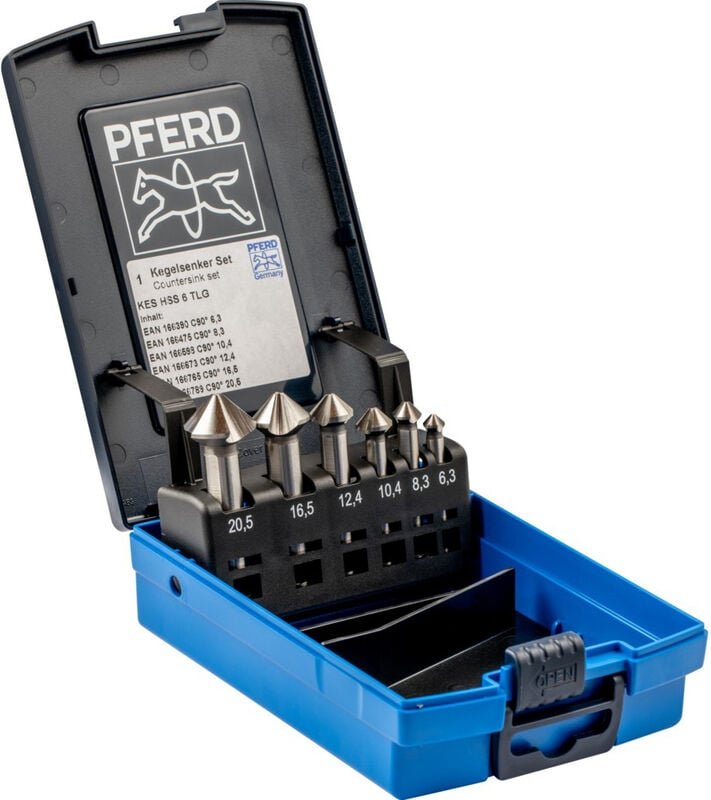 Pferd - tools set kes hss din 335 C90° 6 25202154 Kegelsenker-Set hss 1 St.