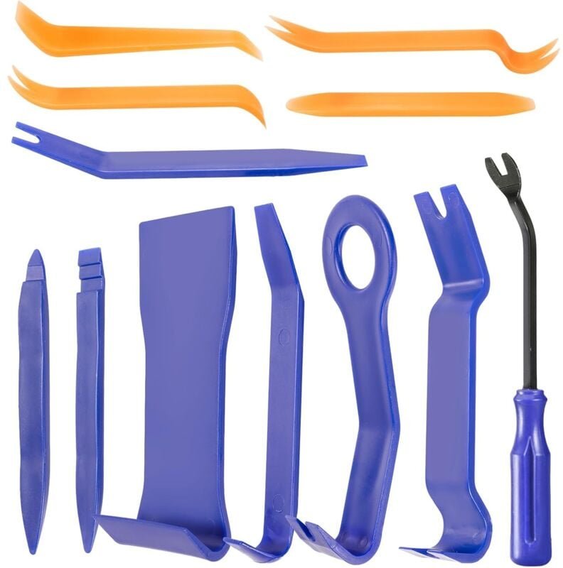 12-teiliges Kfz-Hebelwerkzeug-Set, Zierleistenkeil-Set zum Entfernen von Kfz-Innenräumen – Werkzeuge, Kfz-Entfernungswer...