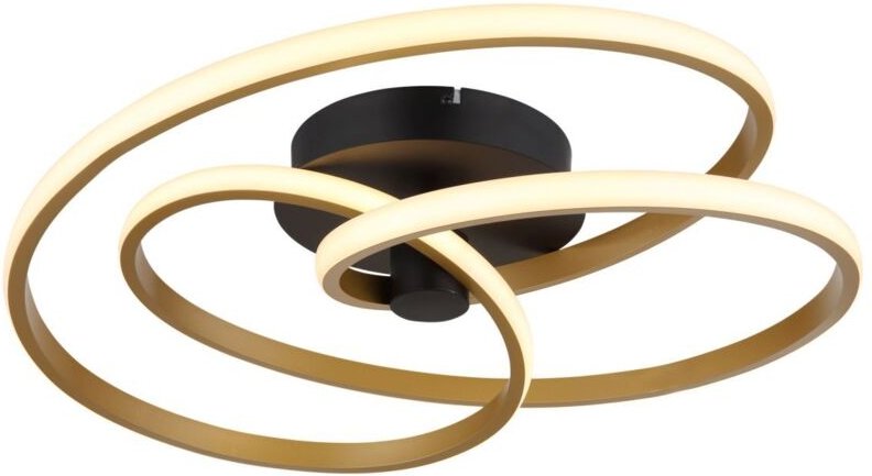 Globo - deckenleuchte - GLYXAR - bronze - metall - Ø 50cm - LED -