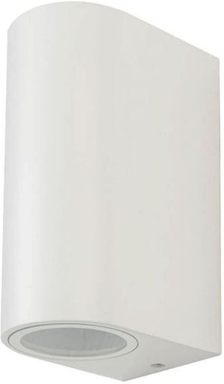 Außen Wand Leuchte Fassaden alu Strahler up down Beleuchtung Haus Tür Lampe weiß V-tac 7542