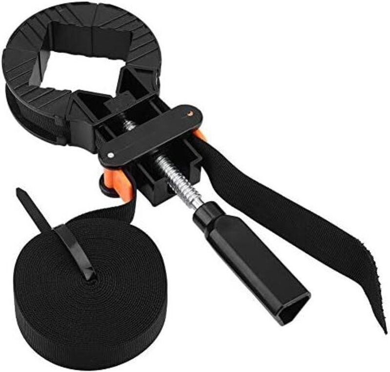 28 x 15 x 4 cm, verstellbarer Rahmenklemmgurt, Eckgurt, 4 Backen, Bilderrahmenhalter, Holzbearbeitungswerkzeug für Fotor...