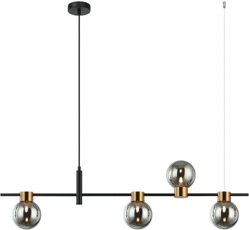 Bletter Moderne 4-flammige Pendel-Deckenleuchte, G9 - Italux