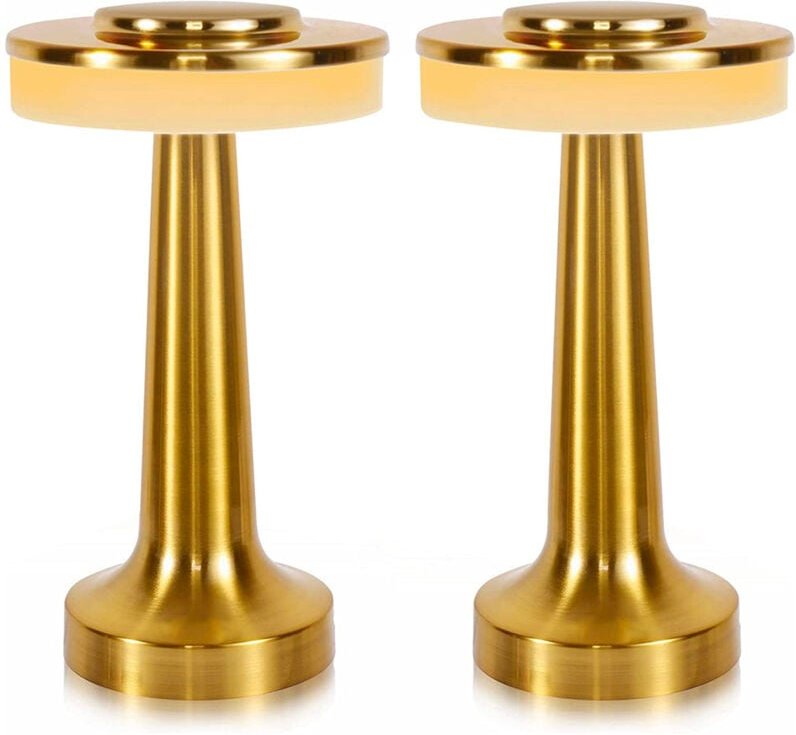 Tischlampen 2er Set chic h21cm