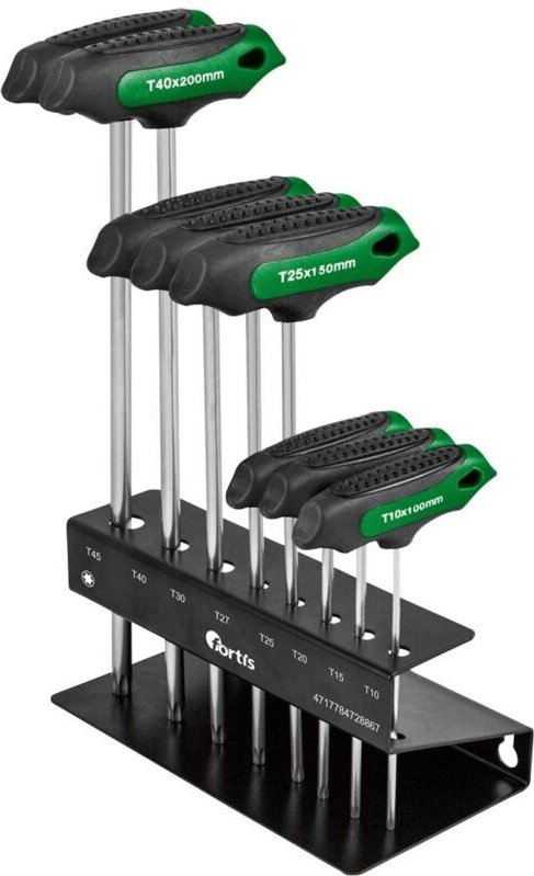 Thumbnail - FP - T-Griff-Schraubendreher- Satz 7-teilig T10-T45 fortis
