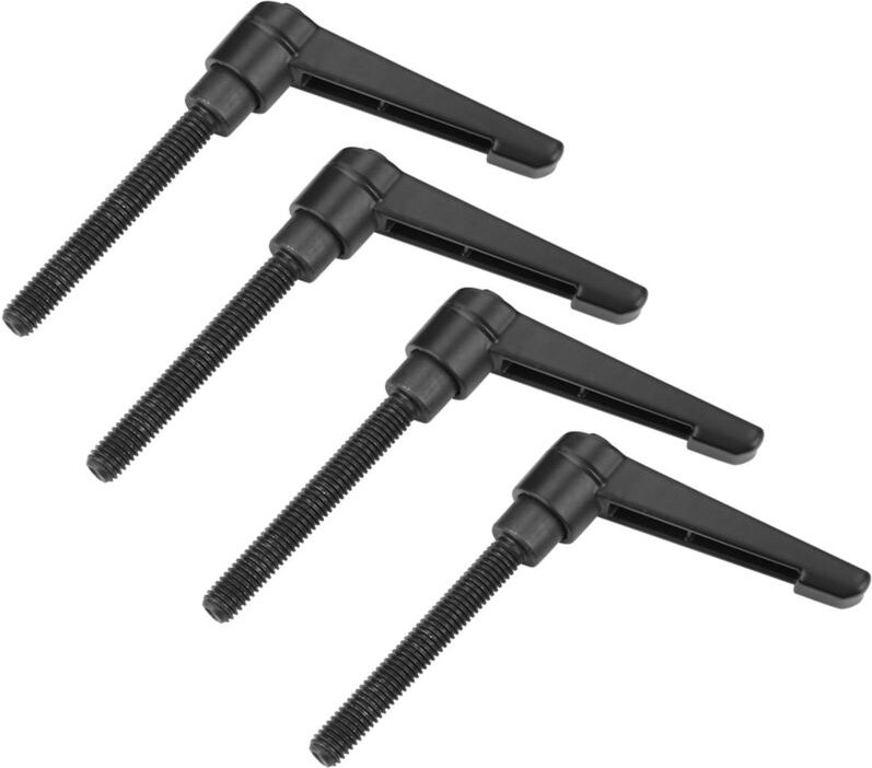 4 Metall-Maschinenknöpfe, verstellbarer Befestigungsgriff, M8 (32 mm) Außengewinde