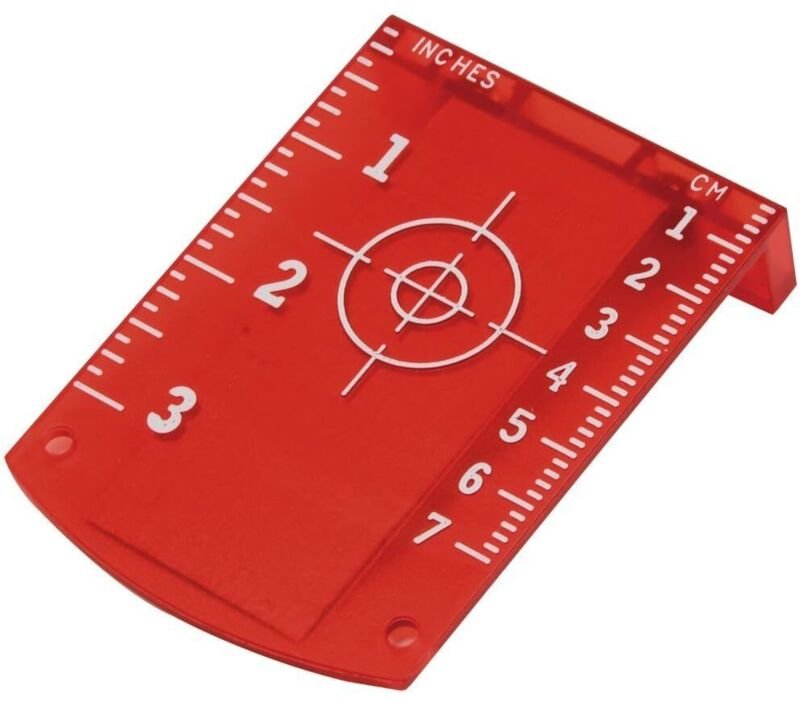 Laser-Zieltafel, rote magnetische Boden-Laser-Zieltafelplatte für Laserebene – FLT20R