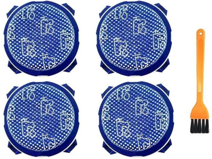 Satz waschbarer Filter für SAMSUNG Jet 75, Jet 90, Jet 70, Jet 75+ und Jet 60 Staubsauger VS9000RL, ersetzt die Teilenum...