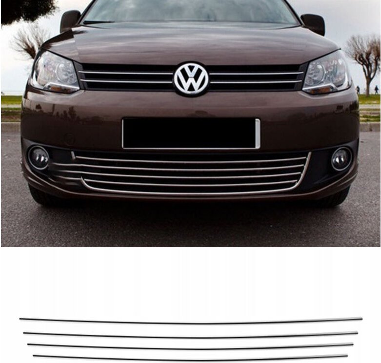 Thumbnail - VW TOURAN 1T3 CADDY - CHROMGRILL Kühlergrillleisten