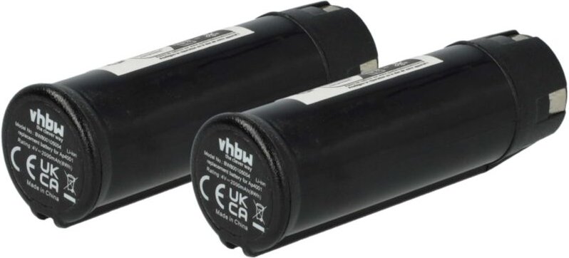 Thumbnail - vhbw 2x Akku kompatibel mit Ryobi RP4900, TEK 4, RP4550, RP4530 Gehörschutz Werkzeug (2000 mAh, Li-Ion, 4 V)