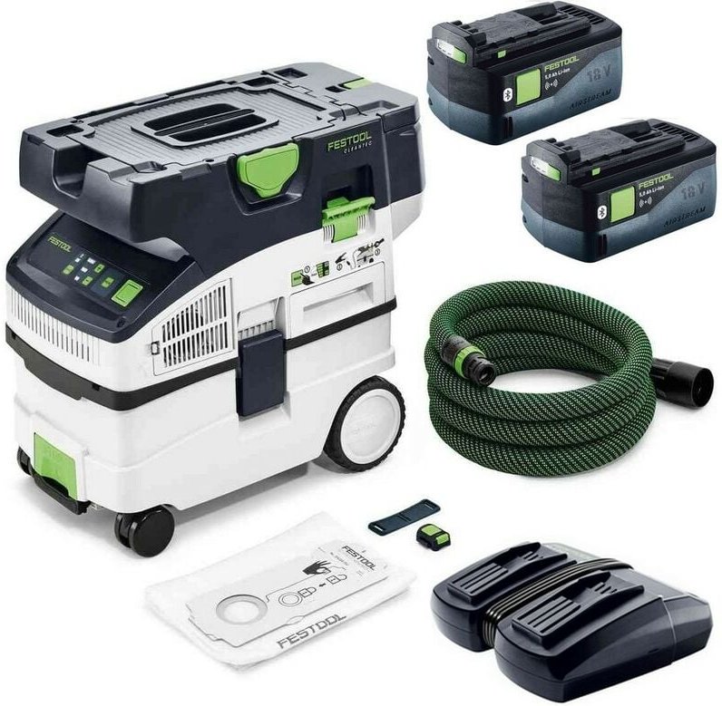 Akku Absaugmobil cleantec ctlc midi I-Basic 577066+ Akkupack + Ladegerät - Festool