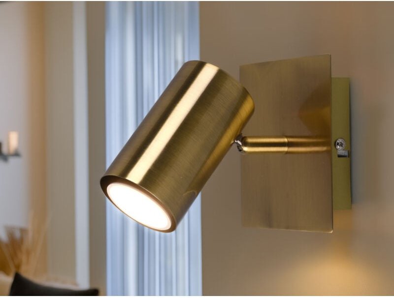 Wand- & Deckenstrahler marley Altmessing, Breite 12cm