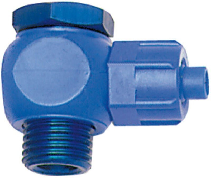 Winkel-Verschraubung, drehbar, g 1/8, für Schlauch 8/6, pom - Riegler