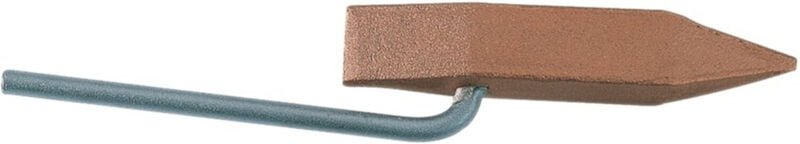 GCE - Kupferstück Hammerform mit Eisenstift gekröpft für Propan-Handgriff 500g