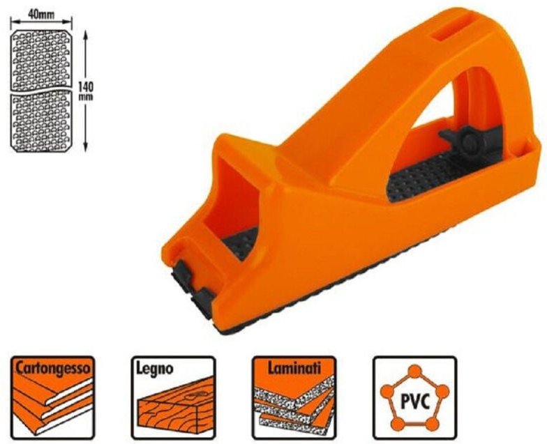 Trade Shop Traesio - Trade Shop - legno cartongess pvc pialla 140X40MM intercambiabile 57221 -