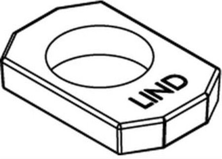 Rezessfüllplatte r 82041 afw m 16 Stahl feuerverzinkt