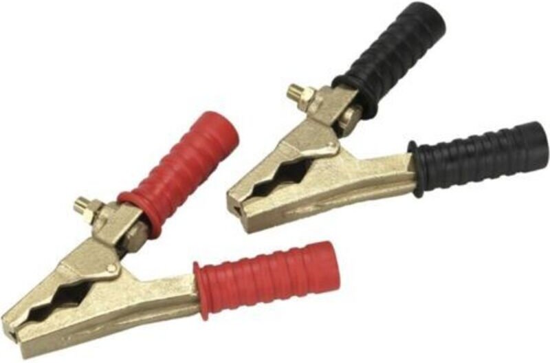 Professionelles 2-teiliges Starthilfekabel-Set aus Messing (+ und -) für andere Batterien oder zum Starthilfegeben, 250B...