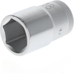 Steckschlüsseleinsatz 19 1/2 ″ 6-kant Schlüsselweite 18 mm Länge 39,5 mm