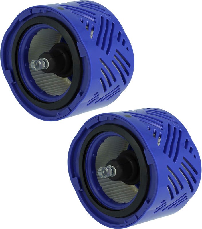 2x Staubsaugerfilter kompatibel mit Dyson SV09, DC58, V6, DC74, DC62, V6+, DC59 Staubsauger - HEPA-Nachmotor-Filter Weiß...
