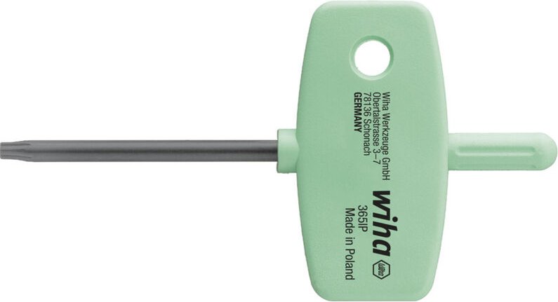 Stiftschlüssel mit Schlüsselgriff torx plus® schwarzoxidiert 9IP (26185) - Wiha