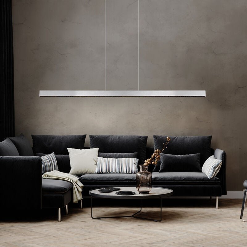 Thumbnail - Pendelleuchte Esszimmerlampe Deckenlampe Hängelampe led Silber Küchenlampe