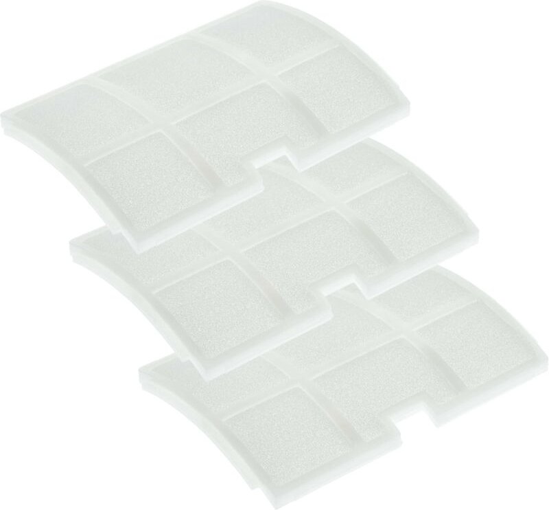 vhbw 3x Staubsaugerfilter kompatibel mit Sebo Automatic X3, XP, X4, X1, X2, X5, XP 3, XP 2 Staubsauger - Abluftfilter We...