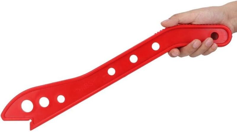 Sägeblattschieber, Schieber mit effizientem Griffdesign, Holztisch für Oberfräse, Tischkreissäge, Formanschluss (roter V...