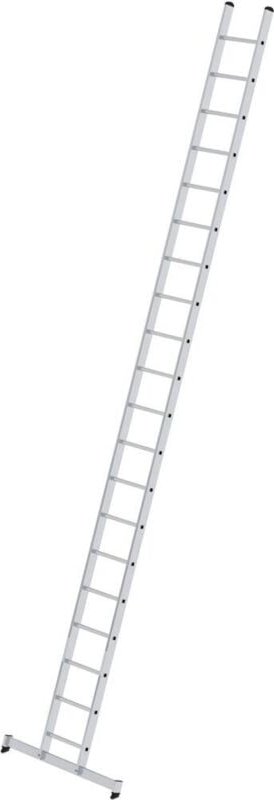 Steigtechnik Sprossen-Anlegeleiter mit nivello-Traverse 20 Sprossen - 010320 - Günzburger