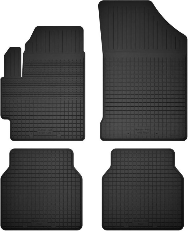 Gummifußmatten, 4er-Set, universell passend für: Peugeot 301 Limousine (ab 2012)