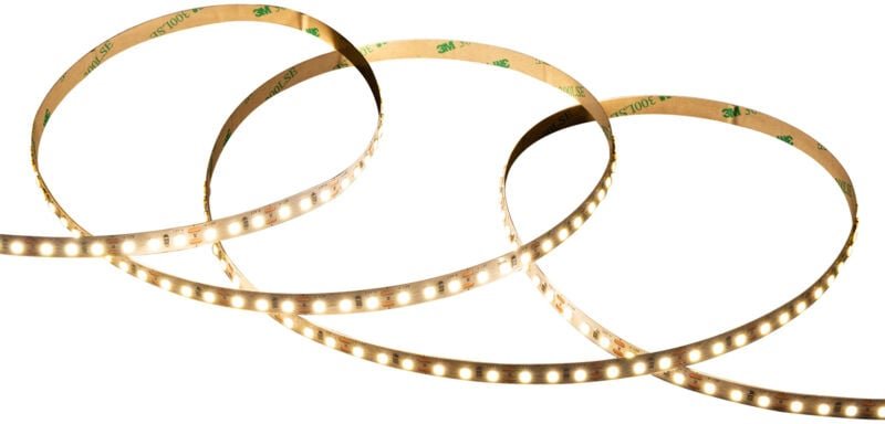 Efectoled - LED-Streifen 12V smd 120 LED/m 5m 10W/m 1000lm/m Breite 8mm Schnitt 2.5cm IP20 4000K Neutralweiß