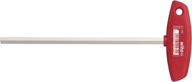 Stiftschlüssel mit Quergriff Sechskant glanzvernickelt 6,0 mm (00923) - Wiha