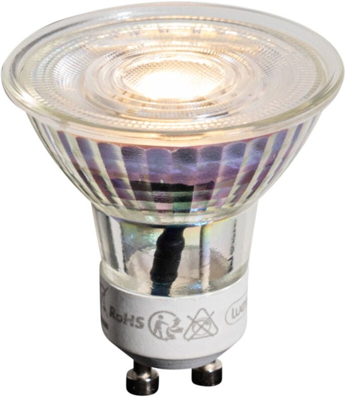 GU10 50mm LED-Glühbirne klar 3,5W 330 lm 3000K