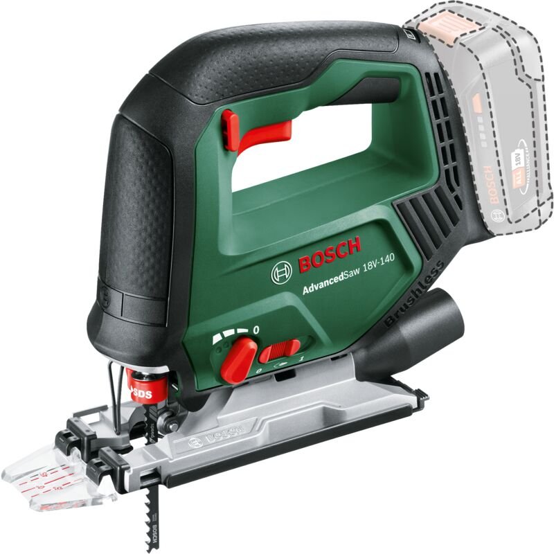 Bosch Akku-Stichsäge AdvancedSaw 18V-140 Solo