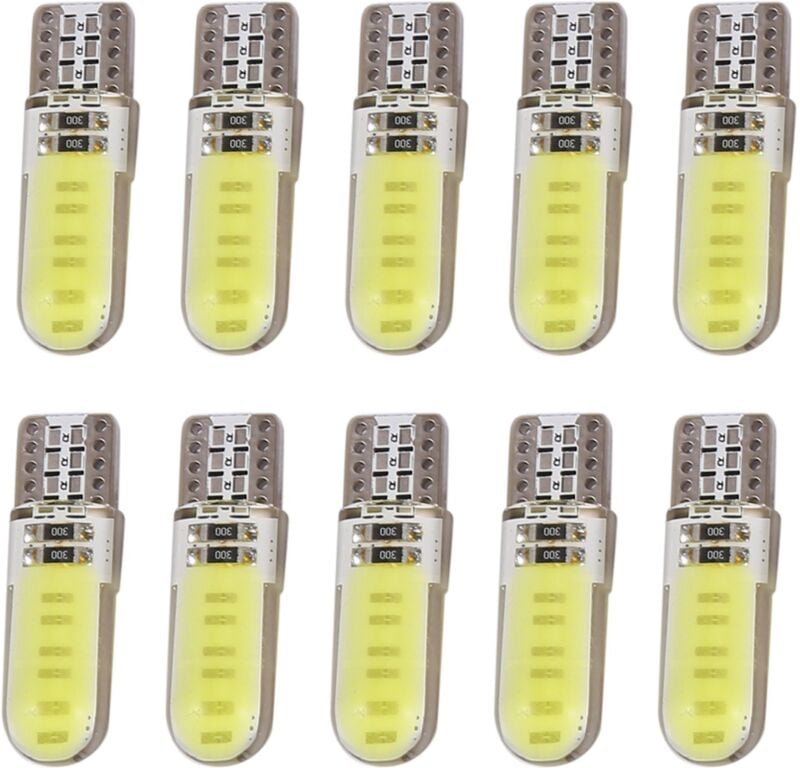 Tlily - 10Pcs T10 W5W cob led Auto Auto Innen Keil Seite Dome Glühbirne