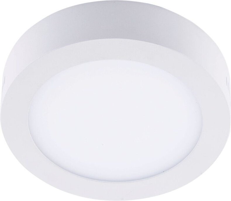 Weißes LED-Downlight mit runder Oberfläche, 12 W