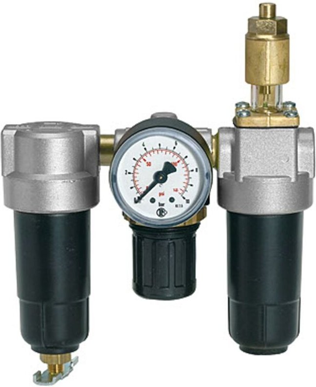 Riegler - Wartungseinheit 3-tlg. »Standard-mini« mit Metallbehälter, g 1/8