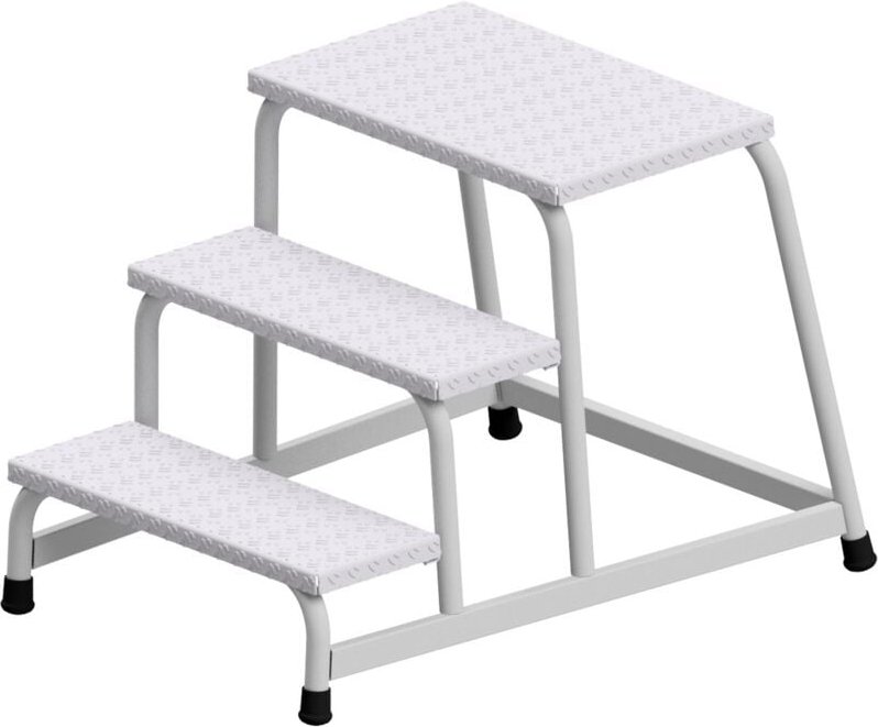 Hymer Maschinentritt mit großer Plattform 3 Stufen