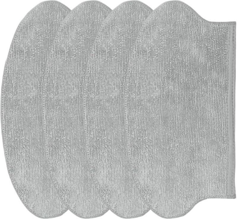 FOREHILL Waschbare und wiederverwendbare Ersatzreinigungstücher für EUREKA NER600 Saugroboter, 4er- oder 10er-Packung (1...