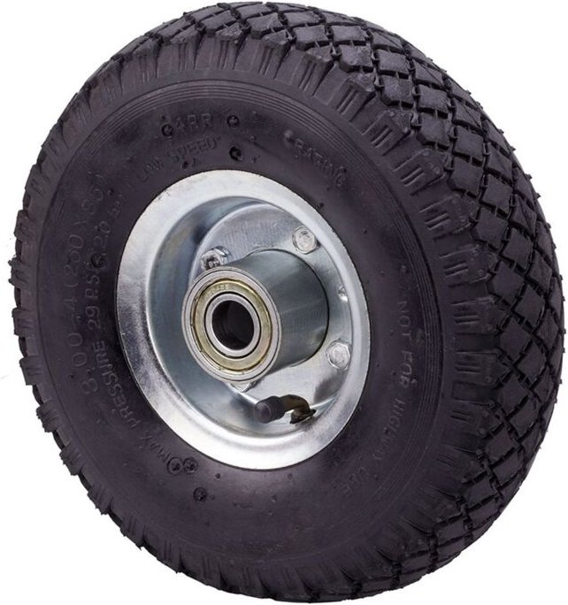 Luftrad mit Metallkern und Kugellager, max. laden. 175 kg, ø 26 cm