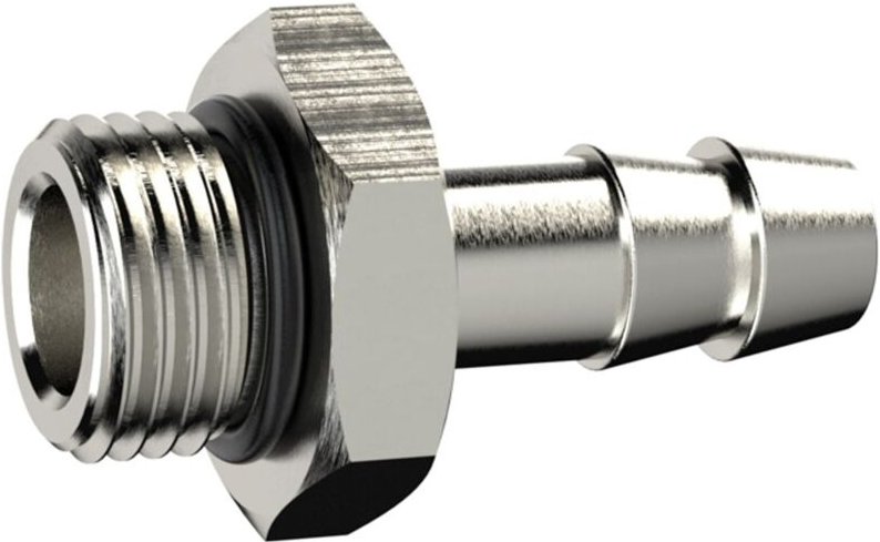 Einschraubschlauchtülle, O-Ring, g 1/2, Schlauch lw 19, ms vern. - Riegler