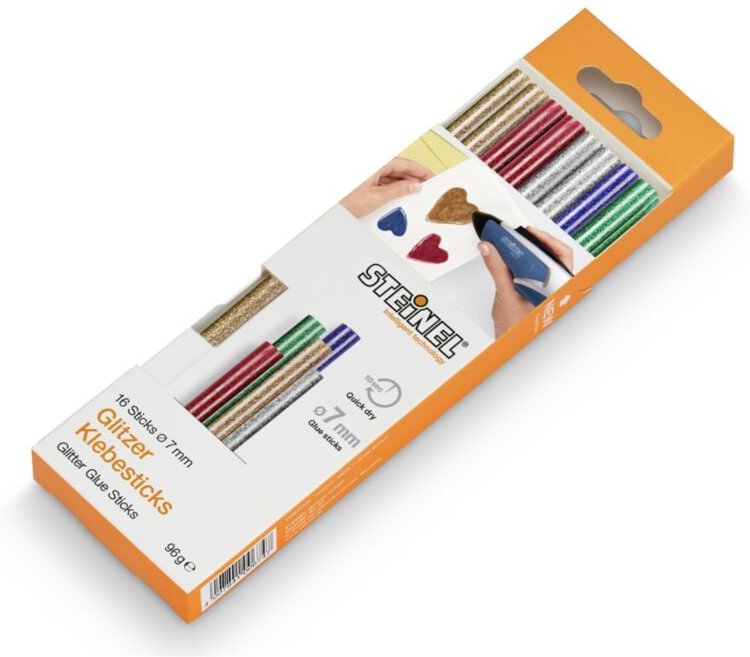 Klebesticks ø 7 mm, bunt (Color), 16 Stück Heißklebesticks - Steinel