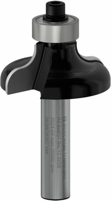 PROFILfräser g, 8 mm, R1 4,8 mm, d 31,8 mm, l 12,4 mm, g 54 mm - Bosch