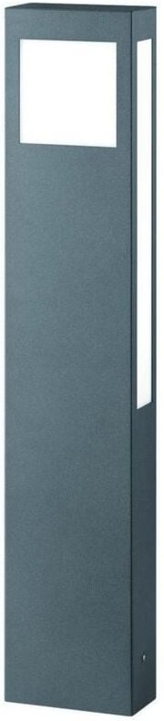 AquaPaulo Pollerleuchte, 24W, IP44, Kompaktleuchtstofflampe, 2G11, anthrazit, Stahl, Kunststoff opal