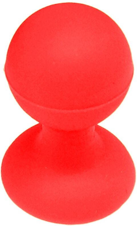 Silikon-Telefonhalter mit Saugnapf und rundem Kopf, rot