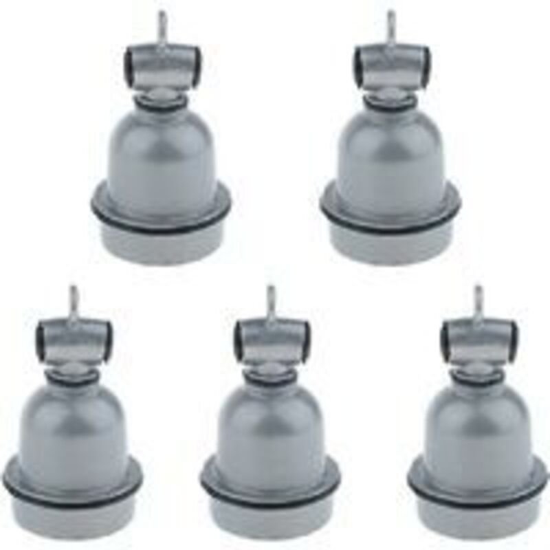 Ersandy - 5 Stück E27 LED-Lampensockel, wasserdichter Lampenhalter, Schweine-Sockel-Adapter