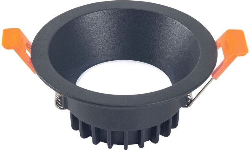 Forlight - Jet downlight redondo con luz blanco neutro 4000K en color negro ø 85mm