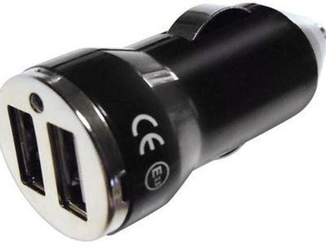 Batterieladegert mit zwei usb-steckdosen fr auto-zigarrenanznder s2614g