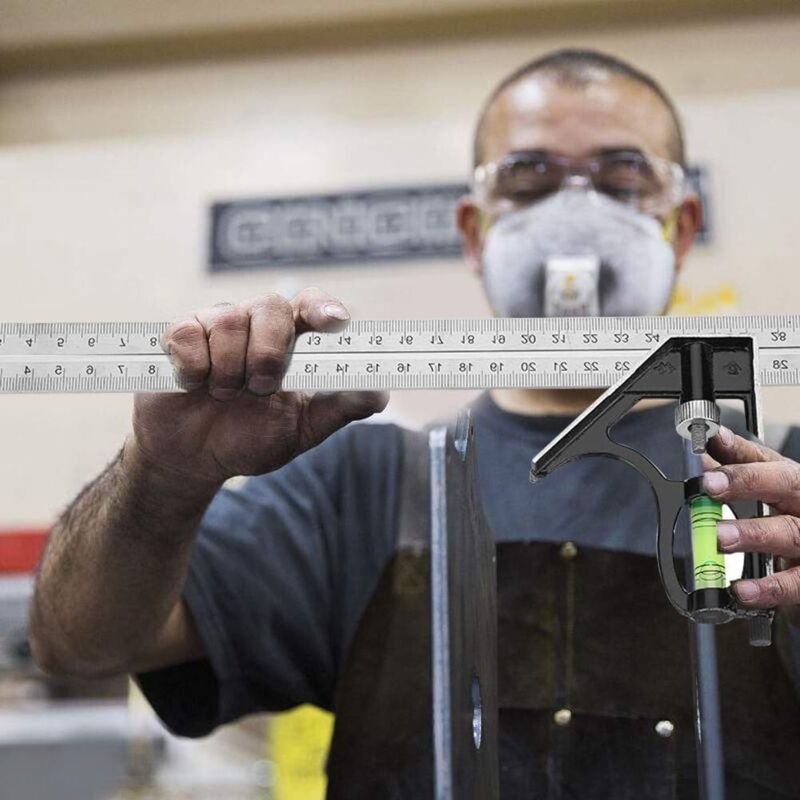 300 mm Kombinationswinkel, Kombinationswinkellineal, Kombinationswinkel-Messwerkzeuge, Kombinationswinkellineal aus Edel...