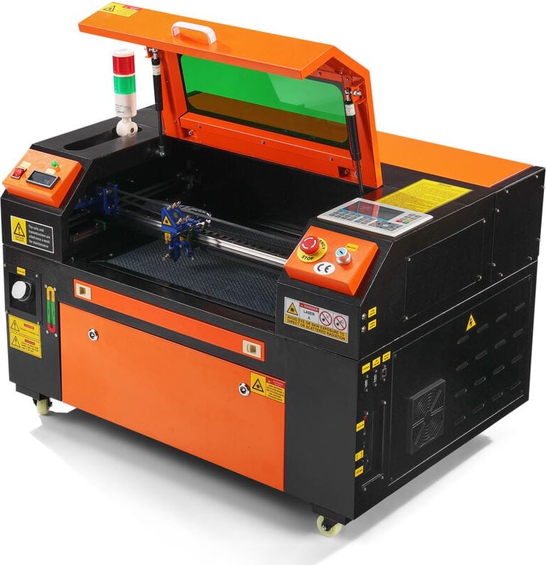 50W CO2-Lasergravierer 300x500mm 800mm/s Laserschneidmaschine mit Luftunterstützung, für Holz-Acryl-Gewebe, Kompatibel m...