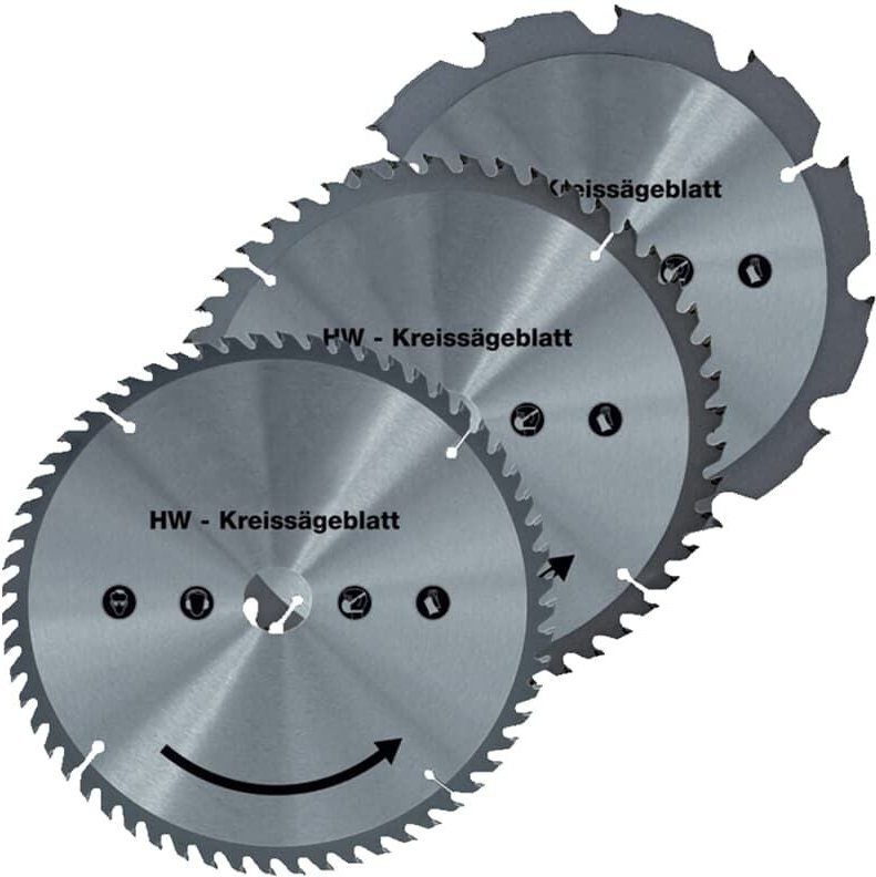 Thumbnail - Walter Werkzeuge - Walter Hartmetall Sägeblatt Set 160mm ø für Handkreissäge Tischkreissäge