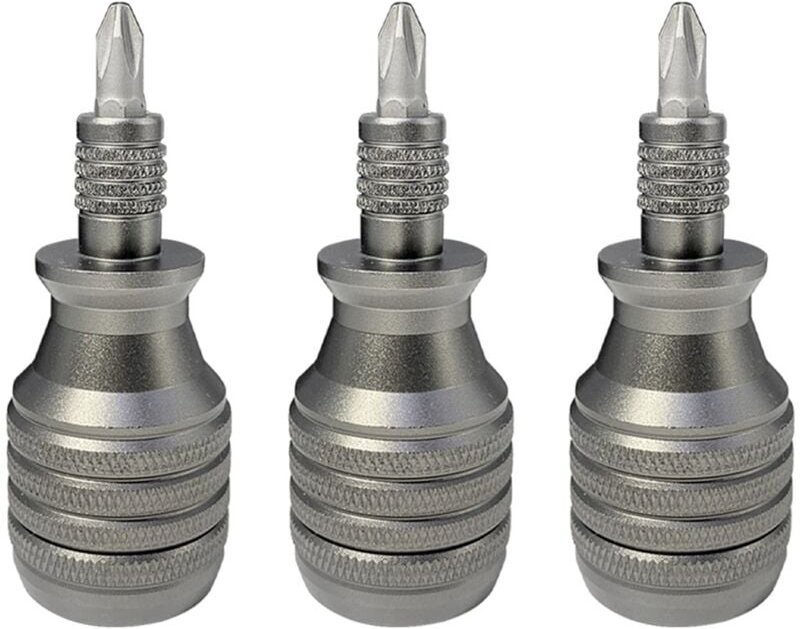 3X 7-In-1-Mini-Schraubendreher -Schraubendreher 1/4--Magnet--Torx-Schraubendreher-Bit-Kit Heimreparaturwerkzeuge